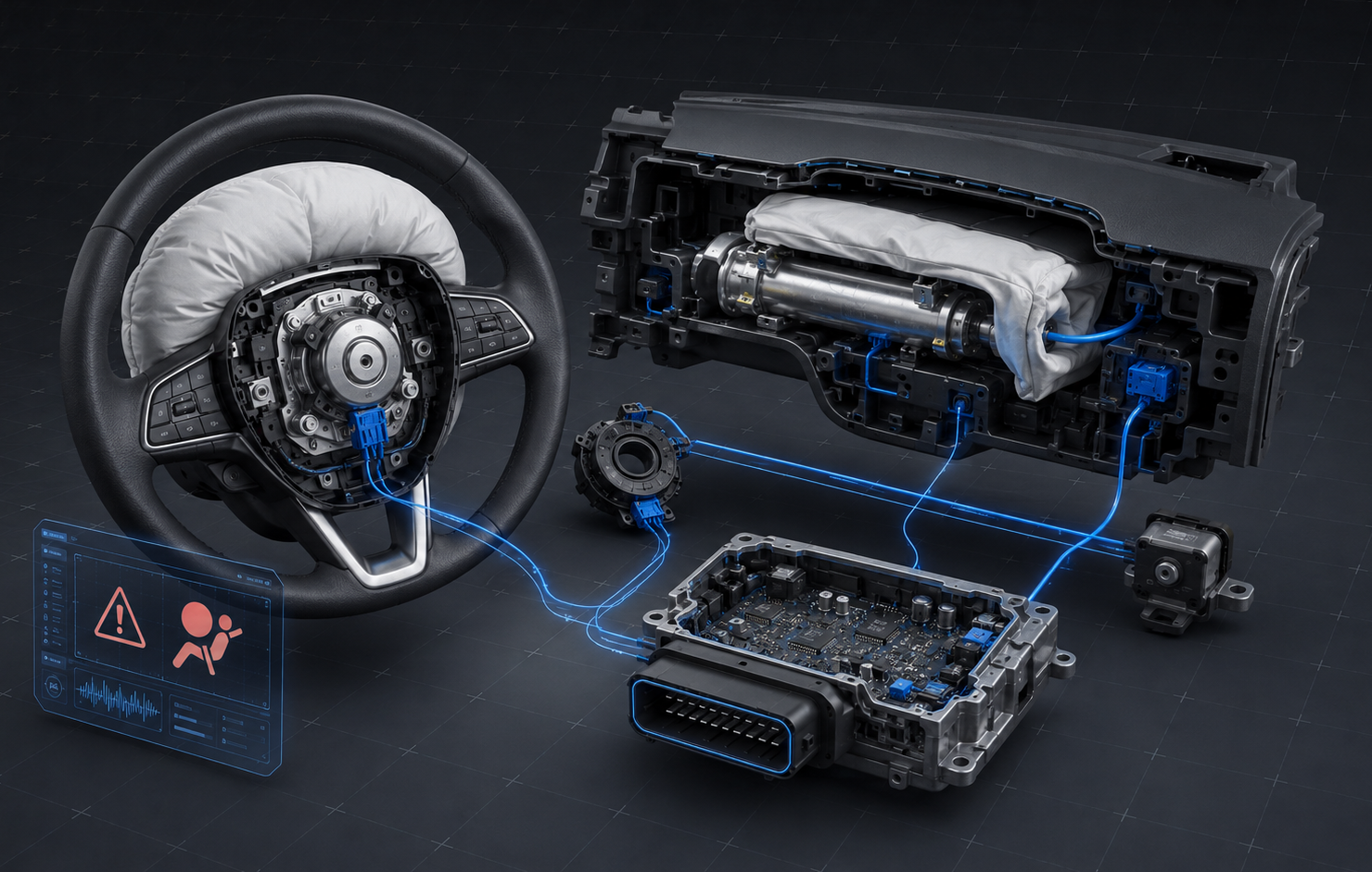 Airbag module herstel en diagnose service bij Chiptech