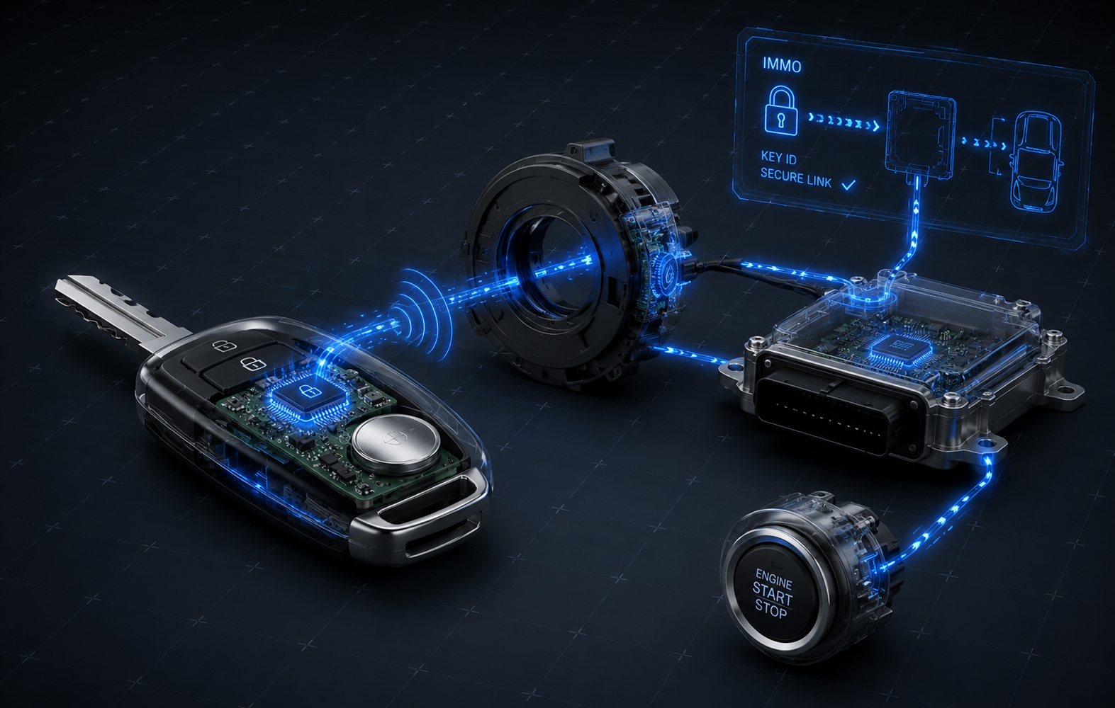 Sleutelcodering & startonderbreking personenwagens bij Chiptech
