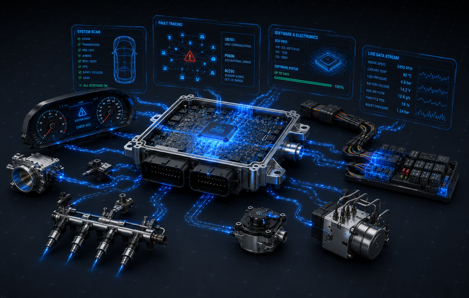 Full diagnose boten bij Chiptech